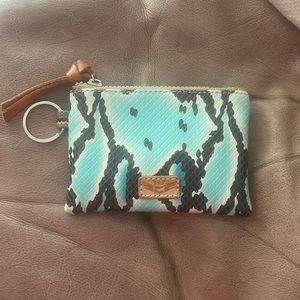 Consuela Carmen Snakeskin Teeny Pouch